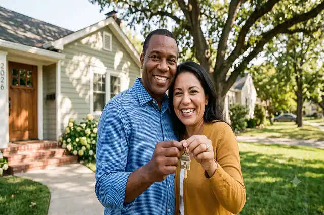 Successful residential closing funded through first time home buyer grants and down payment assistance